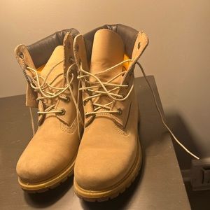 Nude Timberlands size 9!